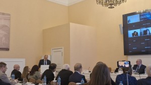 ԱՊՀ ՄԽՎ ԺԶՄՄԻ երևանյան մասնաճյուղի տնօրեն Վահրամ Ավետիսյանը ելույթ ունեցավ կոնֆերանսի լիագումար նիստում