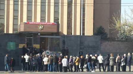 СОТРУДНИКИ ФИЛИАЛА НАБЛЮДАЛИ ЗА ХОДОМ ГОЛОСОВАНИЯ В ПОСОЛЬСТВЕ РФ В РА